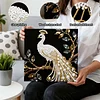 (25x25cm)DIY Pearl Painting Peacock Framed Handmade Pearl Material Art Kit Living Room Decor
