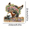 (US Only)Horse Theme DIY Diamond Painting Art Hooks Home Decor Craft Kit for Wall Decor