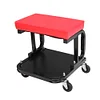 Ynredee Rolling Creeper Seat,Mechanic Stool,Garage Shop Stool on Wheels with Padded Seat & Tool Tray Storage,330 LBS Capacity, Heavy Duty Mechanic Chair Car Detailing Creeper for Workshop,Home