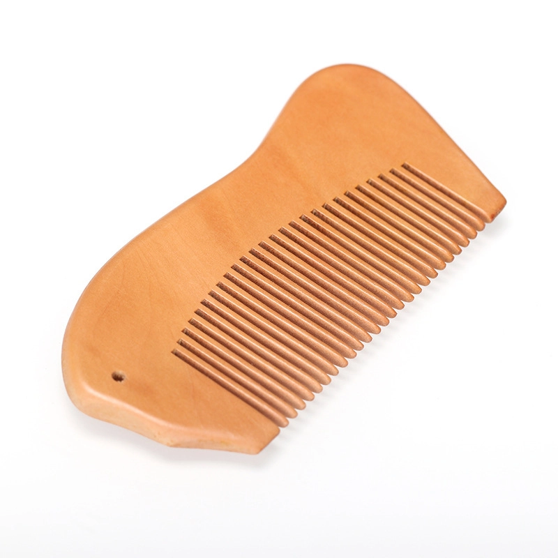 Beard Comb Pear Wood Grate Comb Wide Tooth Men’s Beard Comb Super Dense Tooth Peach Wood Comb Household
