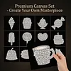 12Pcs DIY Pearl Painting Dessert for Home Wall Decor(15x15cm)