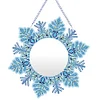 DIY Snowflake Special Shape Acrylic Diamond Painting Mirror