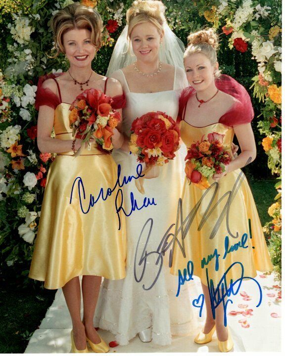 MELISSA JOAN HART CAROLINE RHEA BETH BRODERICK signed autographed SABRINA Photo Poster painting