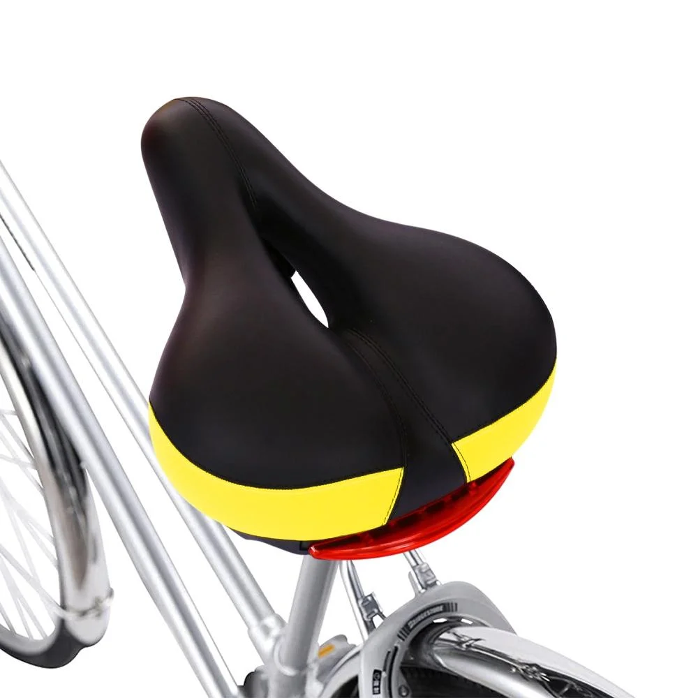 Bicycle Seat With Tail Light Bicycle Seat Comfortable Seat Cushion Riding Accessories