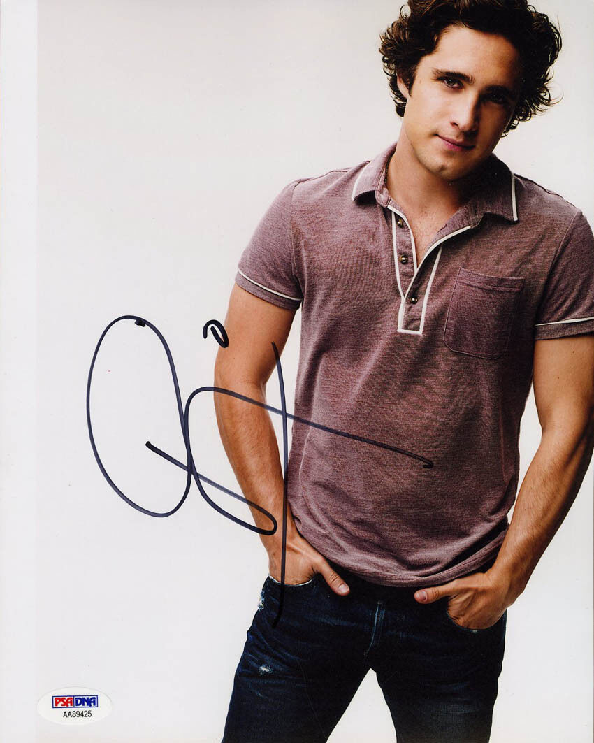 Diego Boneta SIGNED 8x10 Photo Poster painting Drew Boley Rock of Ages PSA/DNA AUTOGRAPHED