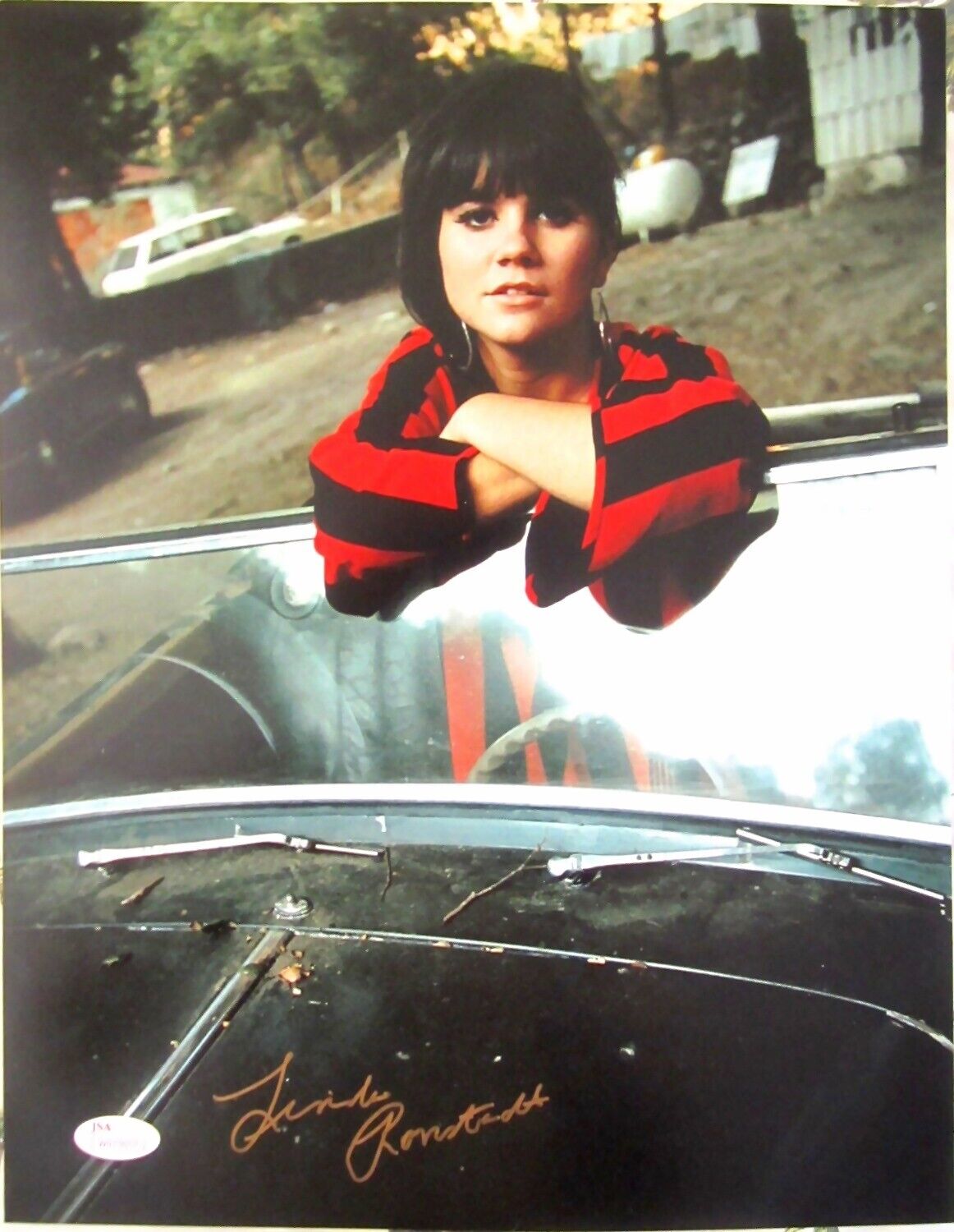 Linda Ronstadt autographed signed autograph 11x14 vintage Photo Poster painting JSA witness COA