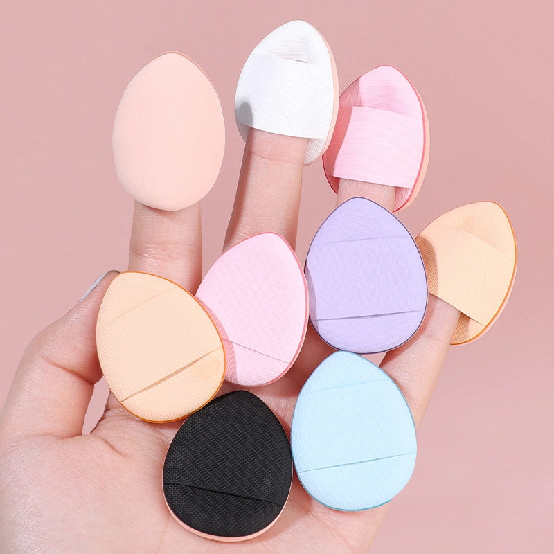 Finger Powder Puff Thumb Air Cushion Mini Version Makeup Sponge Dry And Wet Dual-purpose Foundation Liquid Does Not Eat Powder Fingertip Powder Puff