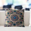 Mandala-11CT Stamped Cross Stitch Pillowcase 45*45cm