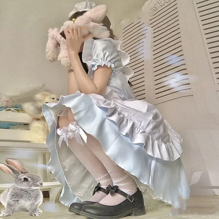 Sweet Cute Maid Alice in Wonderland Kawaii Dress SS1899