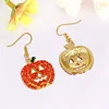 Boucles d'oreilles citrouille d'Halloween