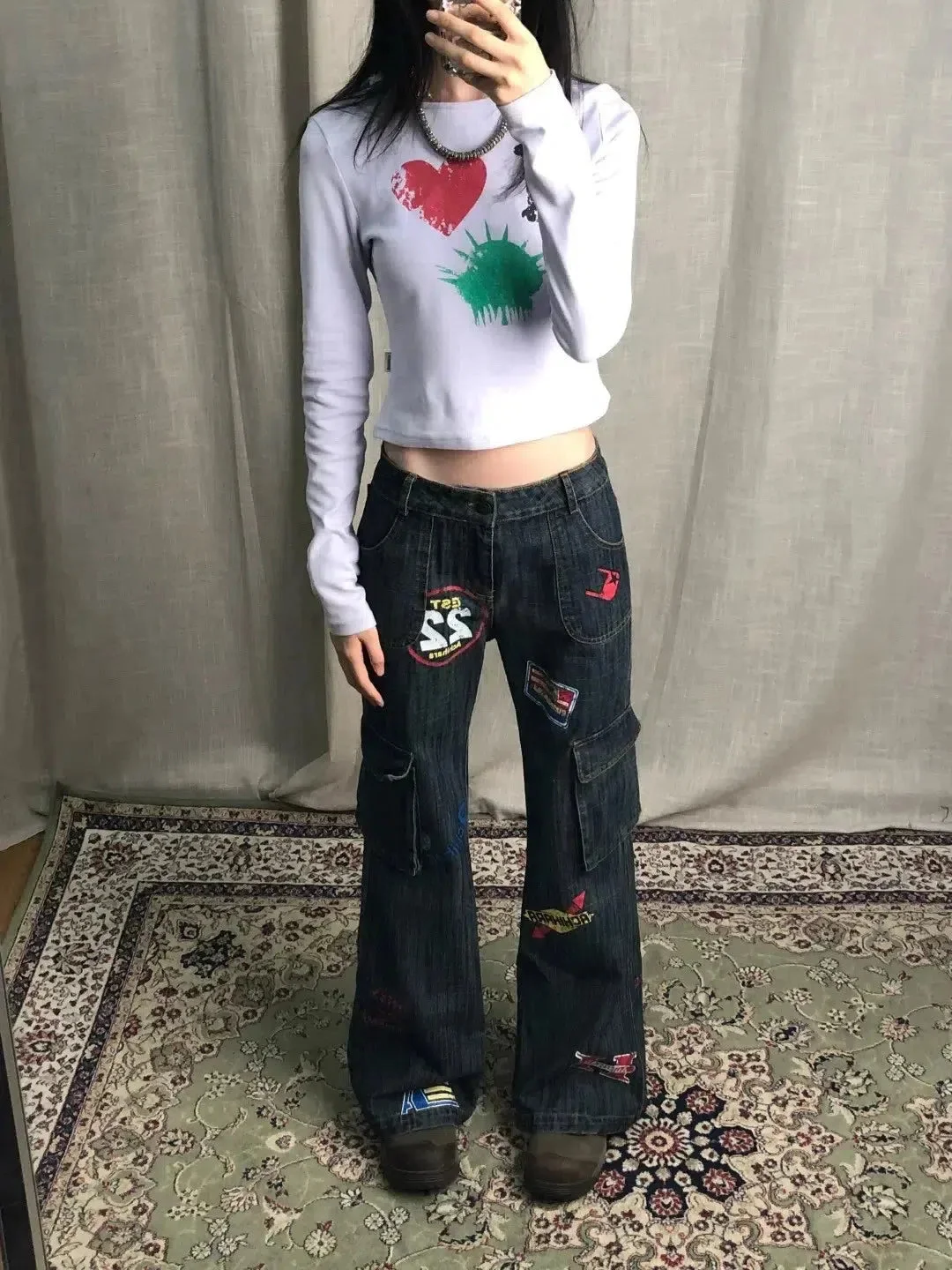 Brownm Cargo Jeans