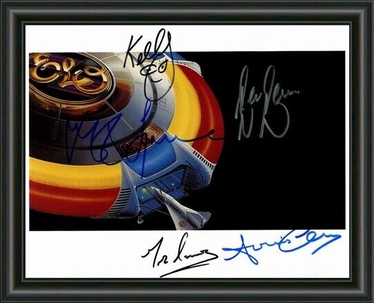 ELO BAND Signed - A4 Photo Poster painting POSTER - HIGH GLOSS PRINT -  POSTAGE