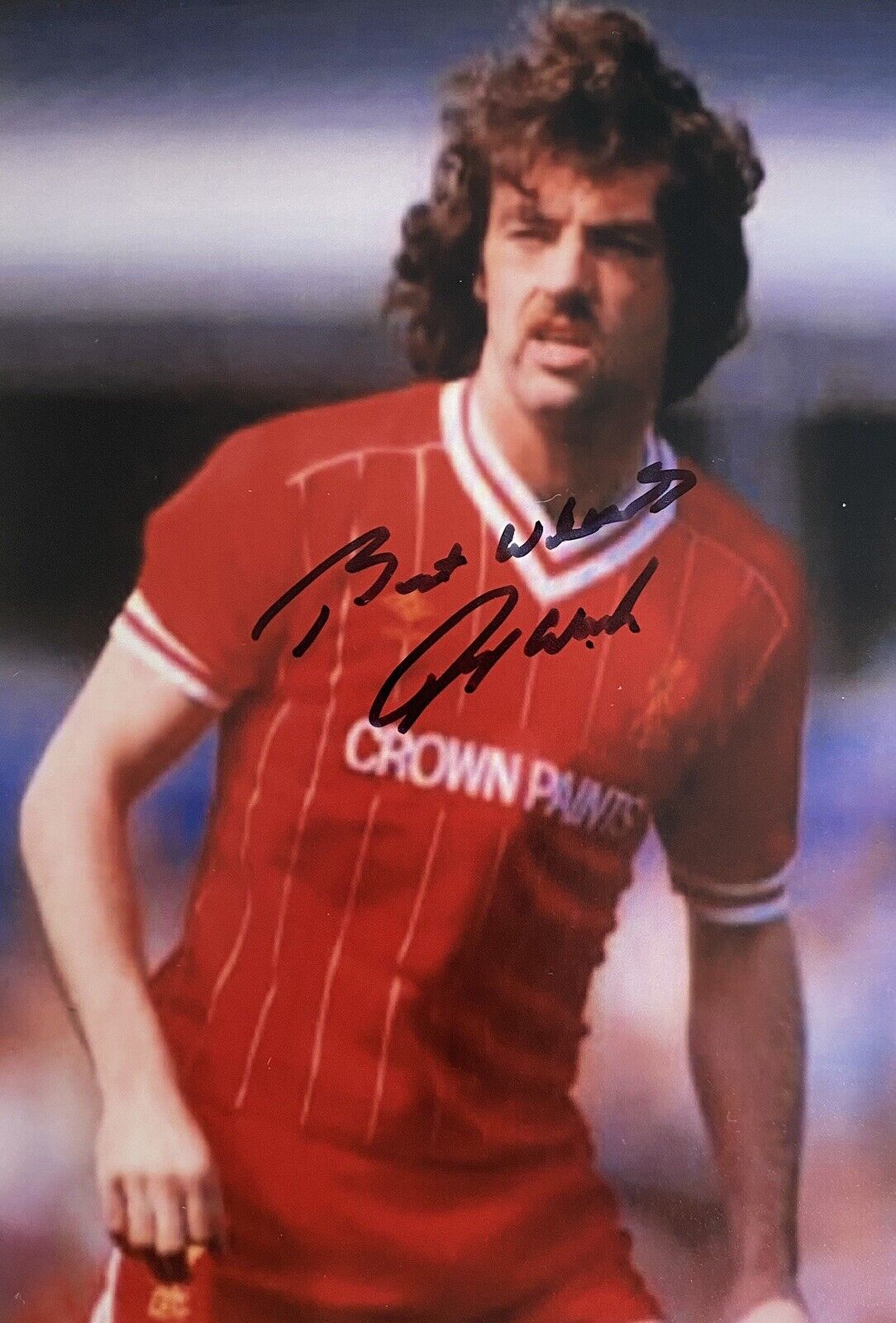 John Wark Genuine Hand Signed Liverpool 6X4 Photo Poster painting