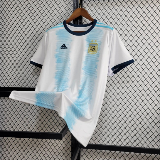 Retro 2019 Argentina Home Soccer Jersey Thai Quality