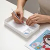 Plateau de tri en diamant en perles en plastique multicolore, strass, sans d&eacute;versement de perceuse, bac de rangement pour peinture en diamant, accesso