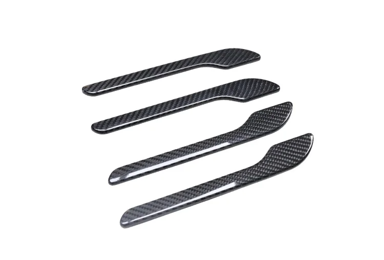 Model 3Y 4PCS Real Carbon Fiber Door Handle Covers