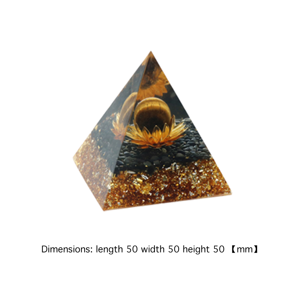 

5cm Natural Orgonite Pyramid Chakra, 501 Original
