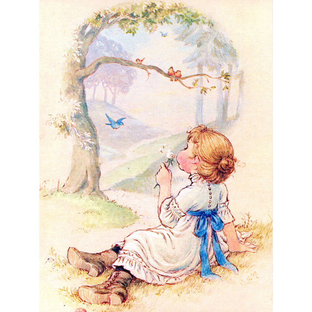 

Child Life - 11CT Stamped Cross Stitch - 50*40CM, 501 Original