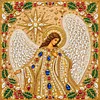 Xmas Angel Framed Special Shape Diamond Painting Kit 25x25cm