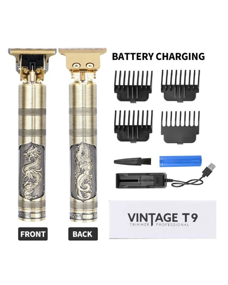 Professional USB Charging Support Hair Trimmer with Grooming And Cleansing Kit