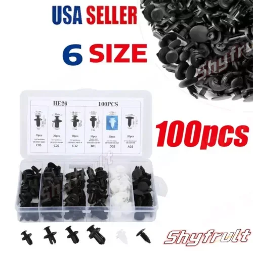 Dronehint Parts Accessories Car Bumper Trim Panel Fender Engine Push Pin Rivet Clips (For: Acura) Parts