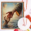Religion Full 11CT 3 Strands DIY Counted Cross Stitch Kits Needlework Embroidery Kit for Beginners Adults Home Decor