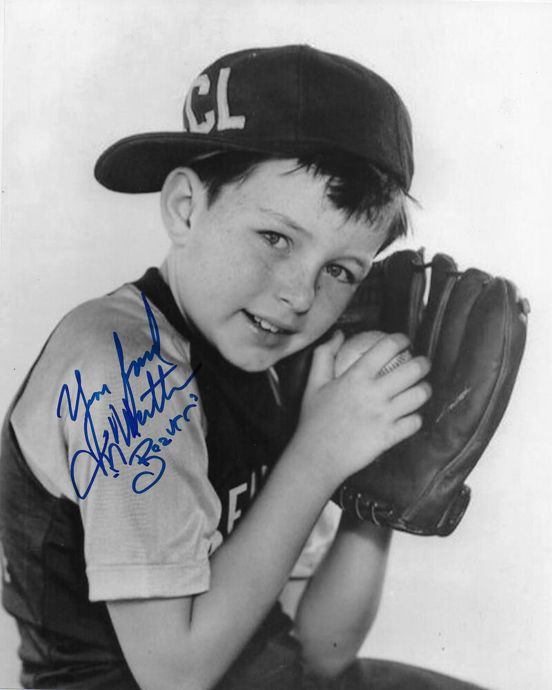 Jerry Mathers Leave it to Beaver Original Autographed 8X10 Photo Poster painting #7