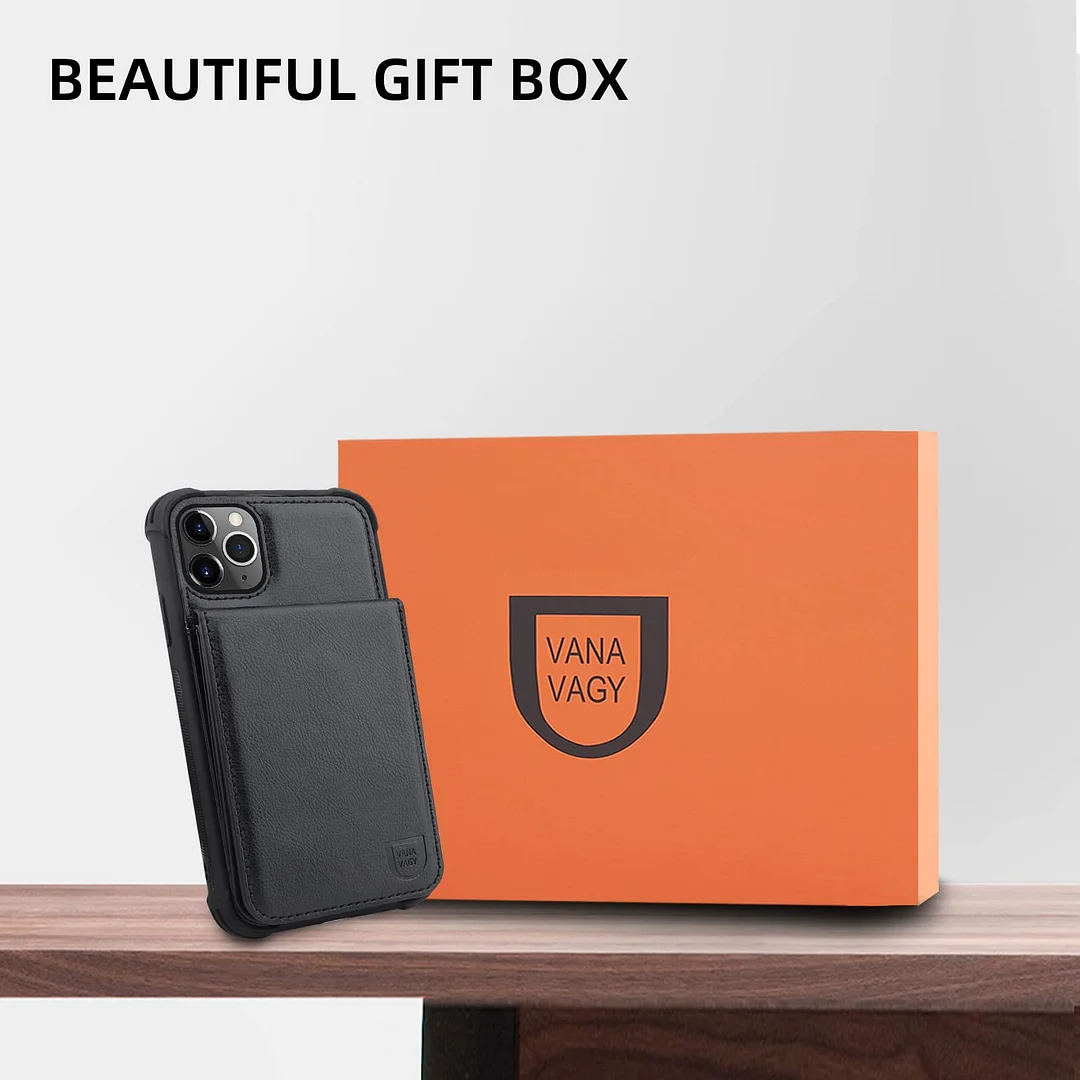 VANAVAGY Wallet Case for Apple iPhone 14 Pro 5G 6.1