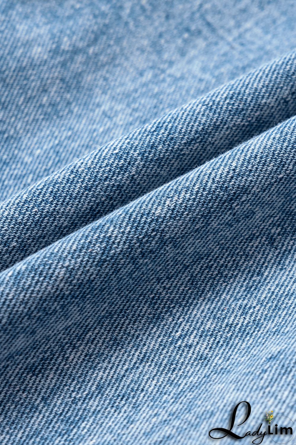 Ripped Low Waist Slant Pocket Straight Leg Jeans