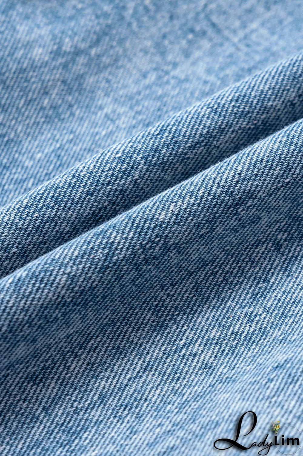 Ripped Low Waist Slant Pocket Straight Leg Jeans