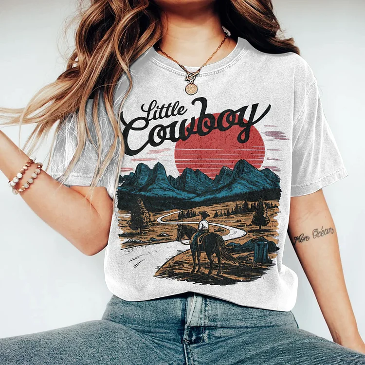 Comstylish Casual Southwestern Graphic Women'S T-Shirt