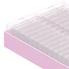 Portable Craft Storage Container with 30pcs Small Container Case Plastic Storage Containers for Art DIY Jewelry Fishing Tackle Crafts Storing (pink)