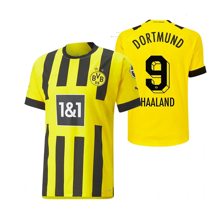 Borussia Dortmund Erling Haaland 9 Heimtrikot Kinder 2022-2023
