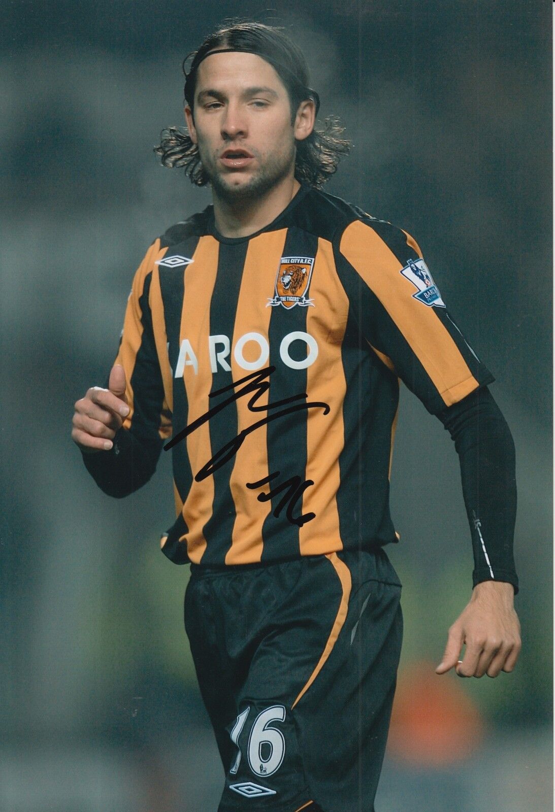 HULL CITY HAND SIGNED PETER HALMOSI 12X8 Photo Poster painting 2.