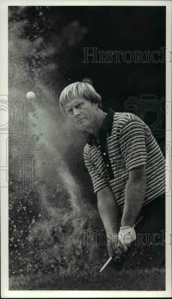 Press Photo Poster painting: Jack Nicklaus - Golfer - cvb67397