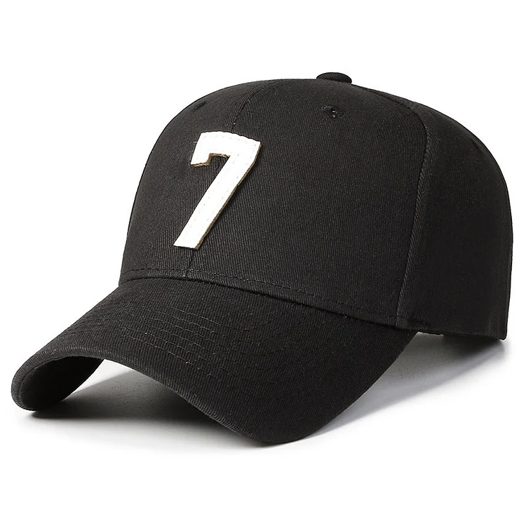 EAGLEBORN Design Number 7 Baseball Cap Trend Women Hat Shading Couple Baseball Cap Game Cap High Quality Simple Baseball Cap Men