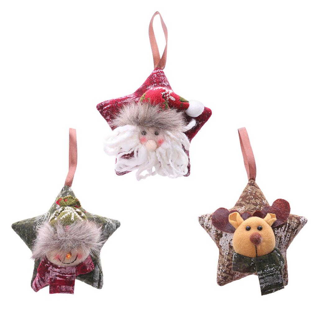 

Christmas Ornaments Cute Star Xmas Tree Hanging Decorations Wall Pendant, Snowman, 501 Original