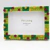 Starry Sky DIY Building Block Photo Frame Kit,Creative Handmade Assembled Photo Frame Handmade Craft Gift Home Tabletop Display Decor