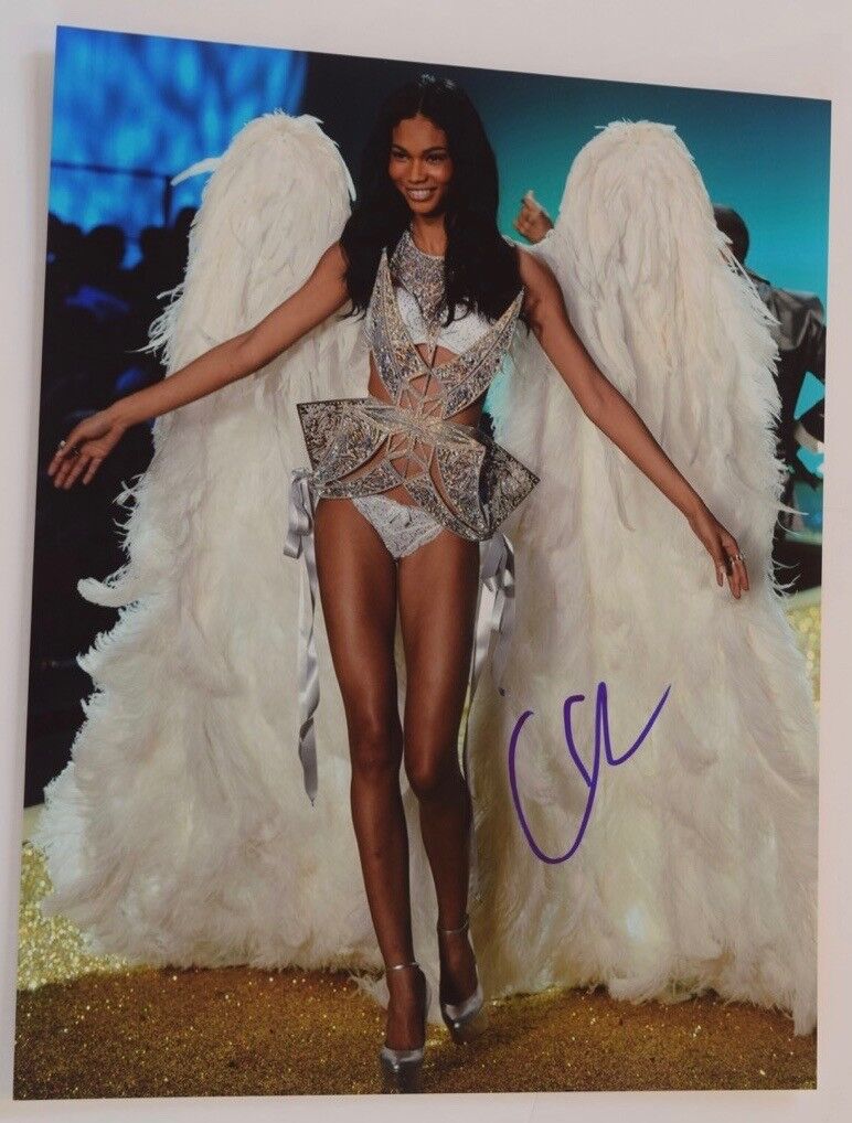 Chanel Iman Signed Autographed 11x14 Photo Poster painting Hot Sexy SI Swimsuit Model COA VD