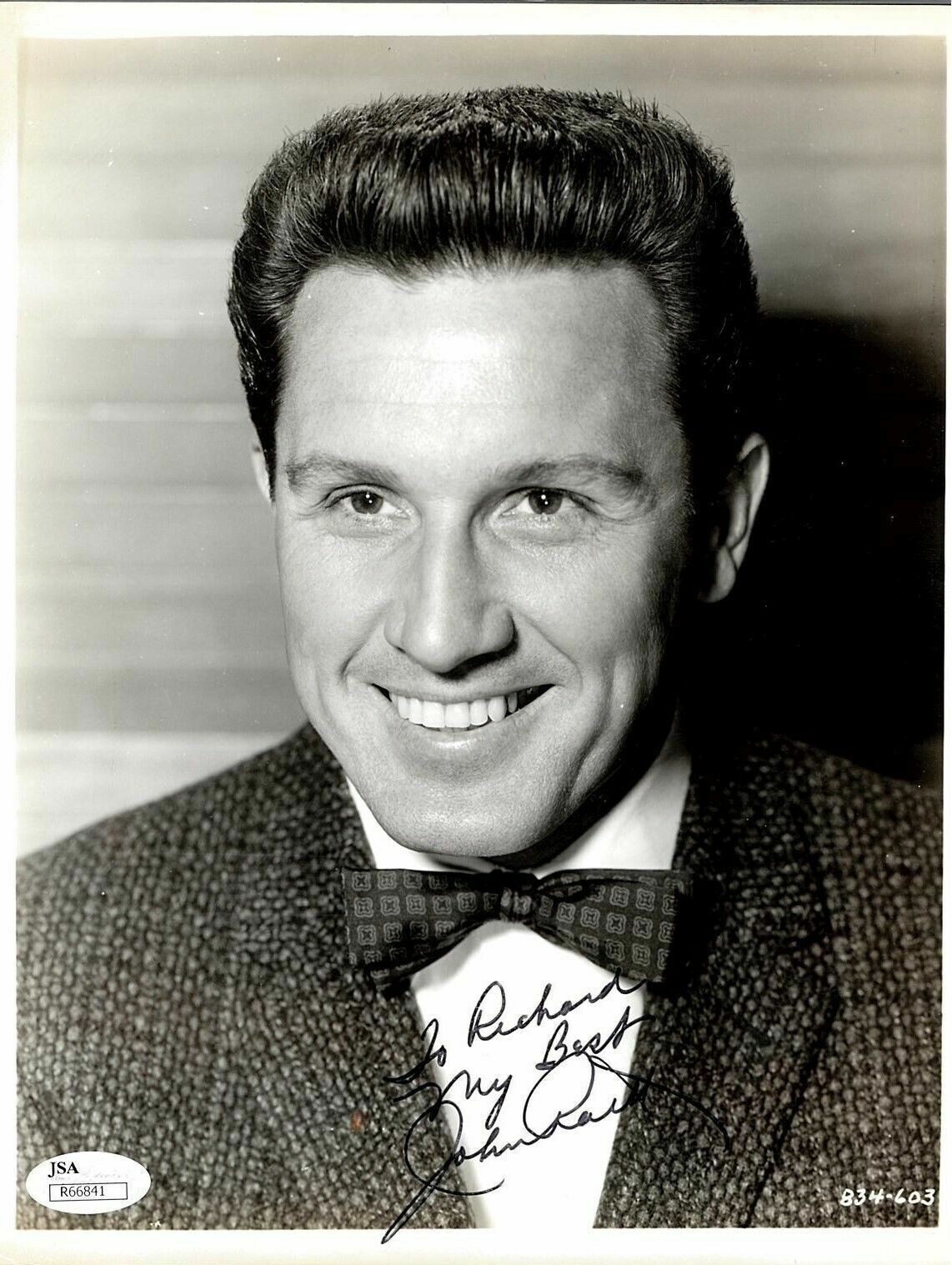 JOHN RAITT, ACTOR (DECEASED) SIGNED 8X10 JSA AUTHENTICATED COA #R66841