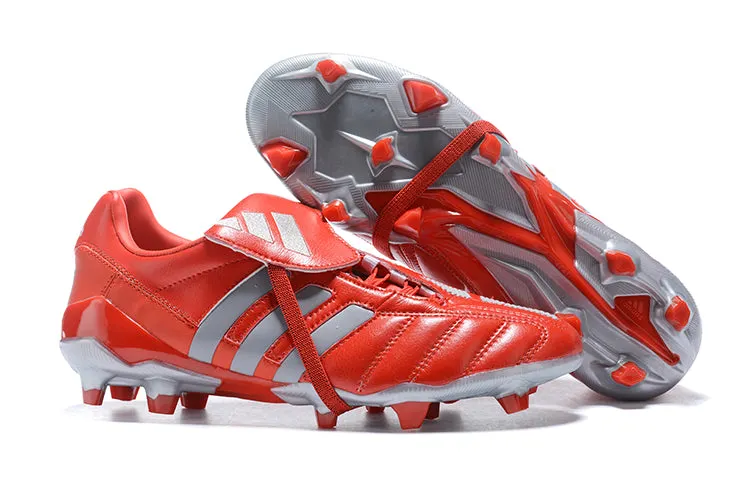 Adidas Predator Mania FG Football Boots - Red/Grey