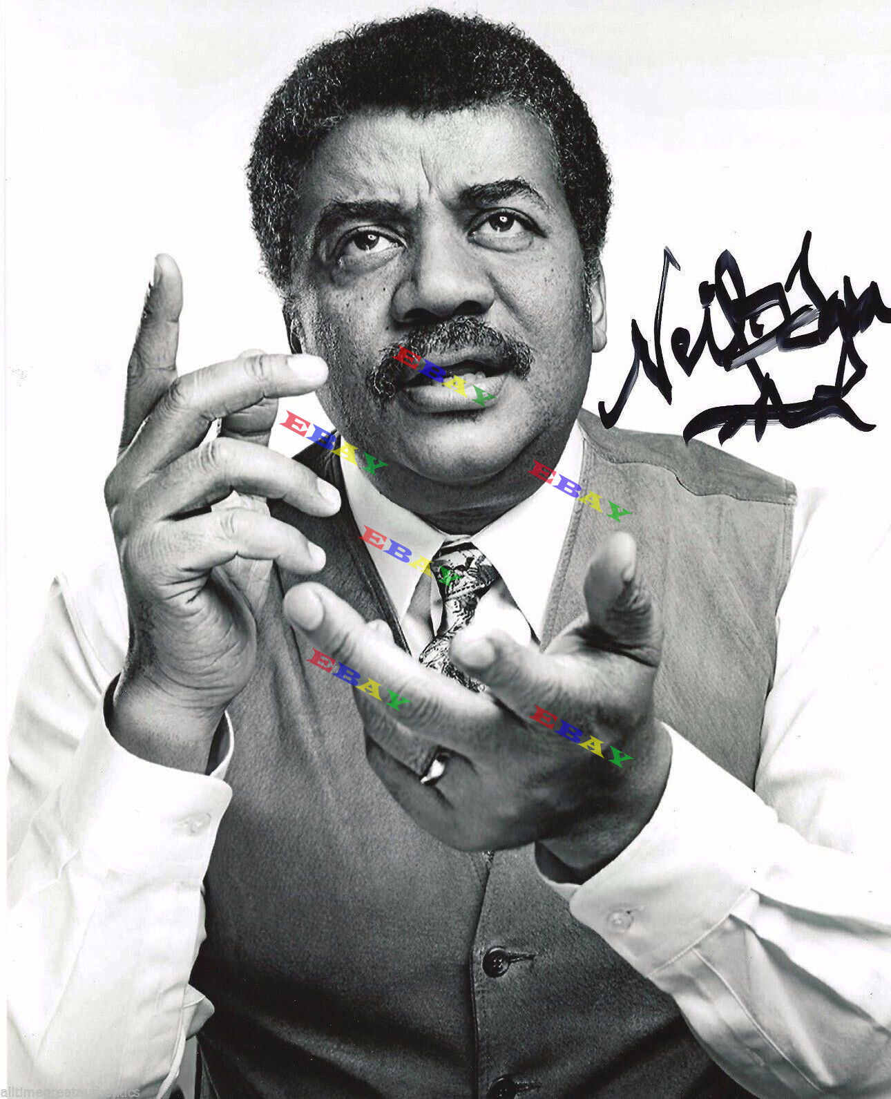 STARTALK ASTROPHYSICIST NEIL DEGRASSE TYSON Autographed Signed Photo Poster painting Reprint