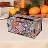 Wooden Diamond Painting Tissue Box for Home and Office Decoration (ZJH039)