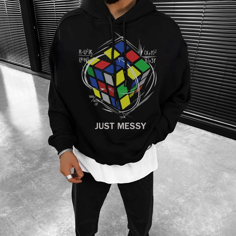 JUSY MESSY Rubik's Cube Hoodie