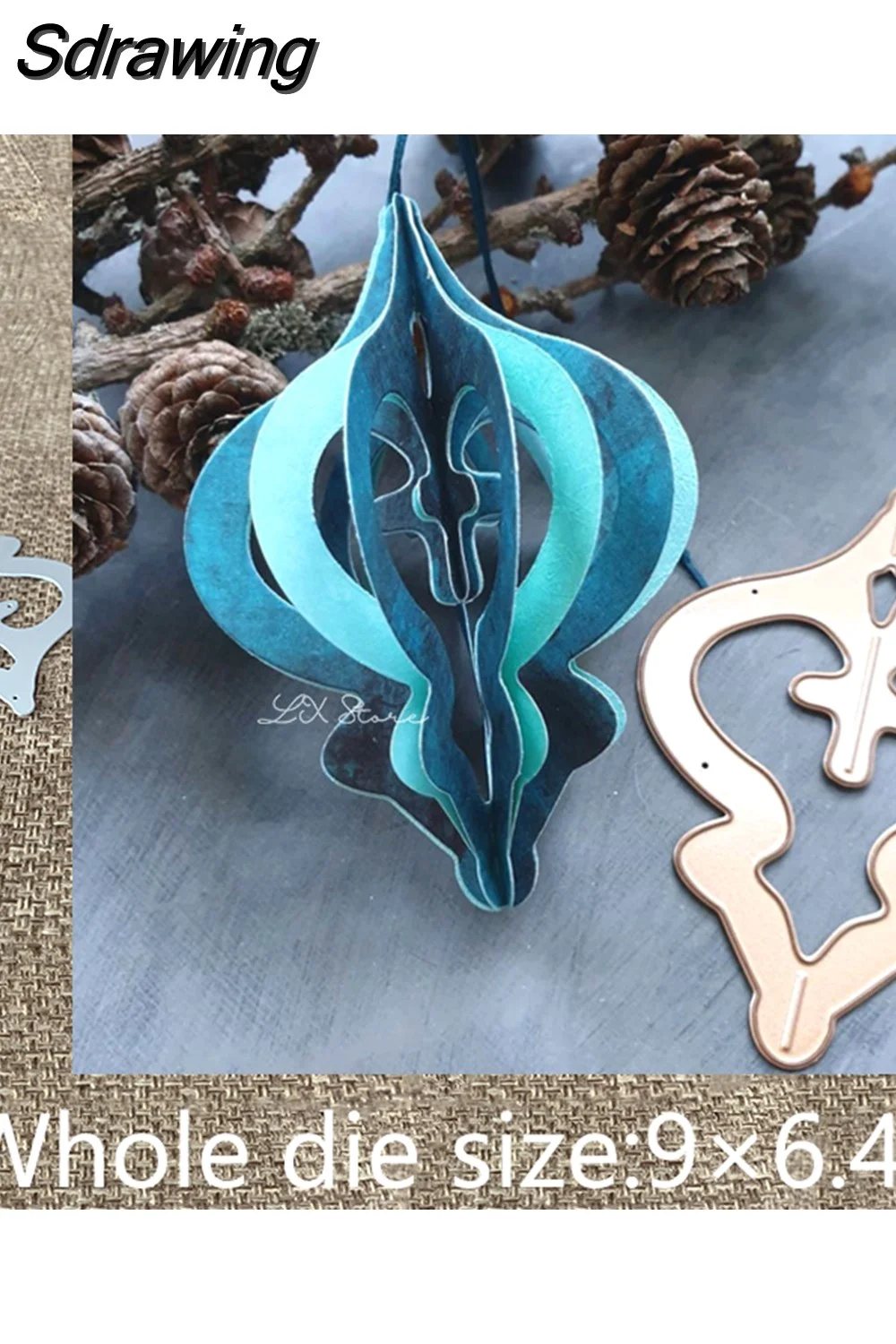 Sdrawing Sdrawing Craft Metal Cutting Dies stencil mold 8 kinds of flower pendant scrapbook Album Paper Card Craft Embossing die cuts 1127-0