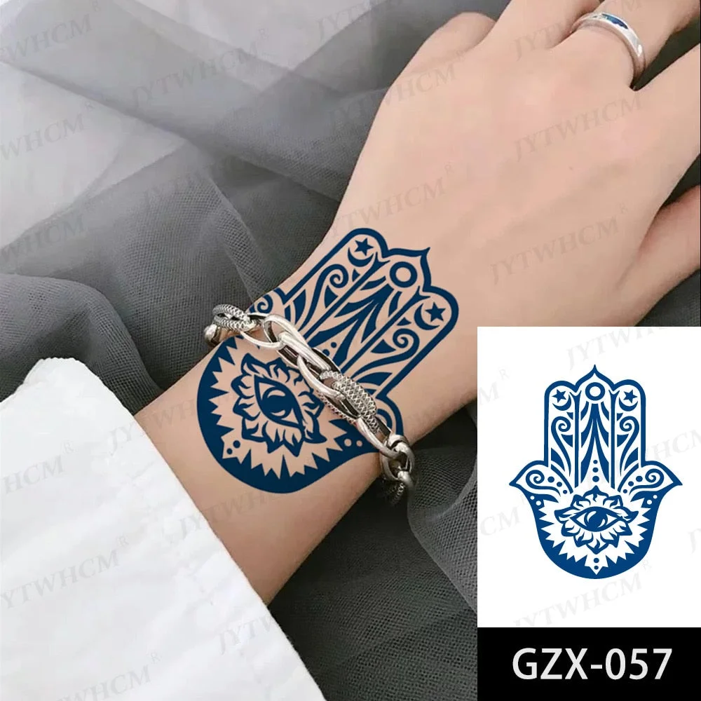 Juice 2 Weeks Lasting Tattoo Sticker Moon Forest Small Arrow Rose Waterproof Transfer Fake Tatoo Female Transfer Tatto Men Women