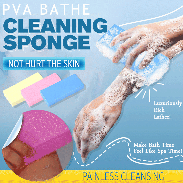 PVA Bathe Cleaning Sponge(Random Color)