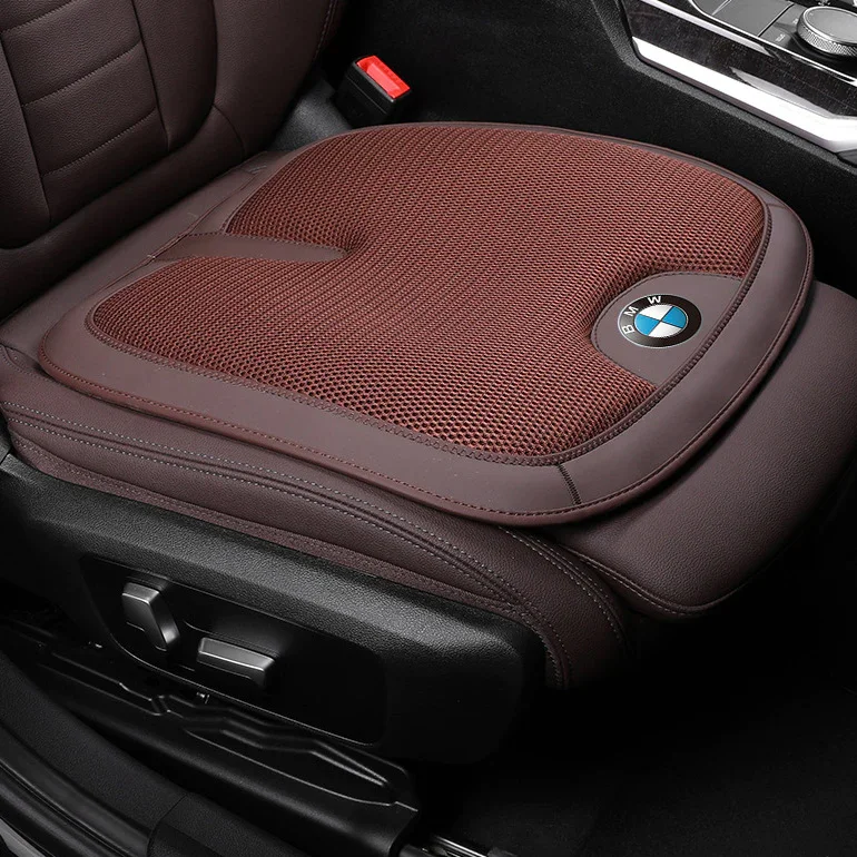 ✨Spring Sale✨Summer Comfortable Leather Ice Silk Mosaic Car Seat Cushion
