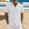 Men's Retro Vacation-Style Short-Sleeve Shirt by Inlyline