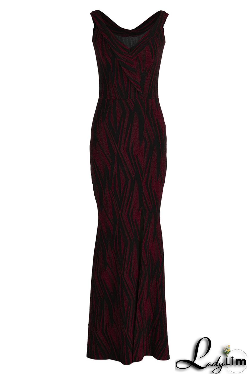 Gold Sexy Patchwork Off the Shoulder Off The Shoulder Dresses